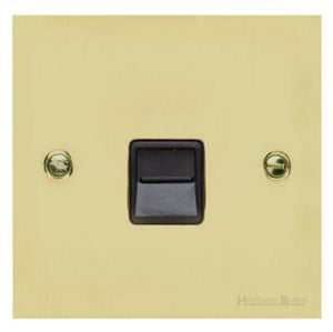 Richmond Elite Range Satin Brass Switches & Sockets, LP44 - 1 Gang Master Line Socket by Heritage Brass By M-Marcus