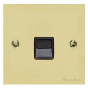 Richmond Elite Range Satin Brass Switches & Sockets, LP44 - 1 Gang Master Line Socket by Heritage Brass By M-Marcus