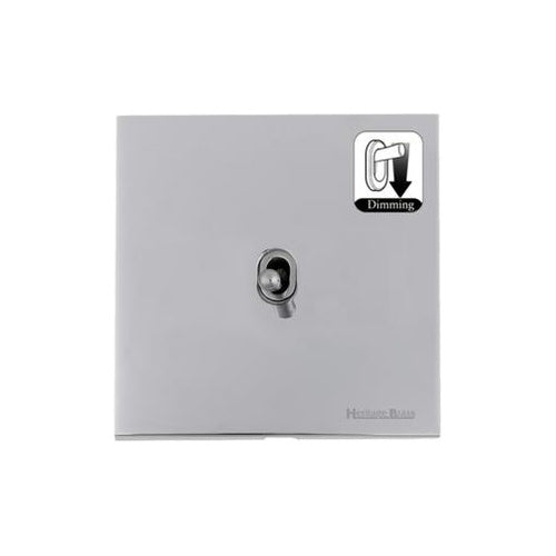 Winchester Range Polished Chrome Switches & Sockets, W02 - 1 Gang Dimming Stockholm Toggle by Heritage Brass By M-Marcus