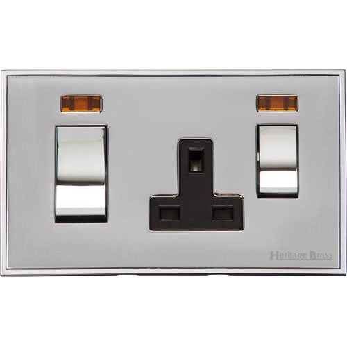 Executive Range-Satin Chrome-45A Cooker Unit/13A Socket