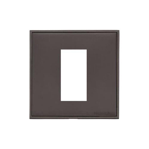 Executive Range-Matt Bronze-1 Module Euro Plate