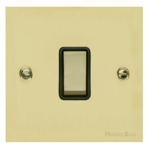 Richmond Elite Range Satin Brass Switches & Sockets, LP44 - 20A Double Pole Switch by Heritage Brass By M-Marcus