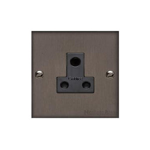 Richmond Elite Range Matt Bronze Switches & Sockets, LP9 - 5 Amp 3 Round Pin Socket by Heritage Brass By M-Marcus
