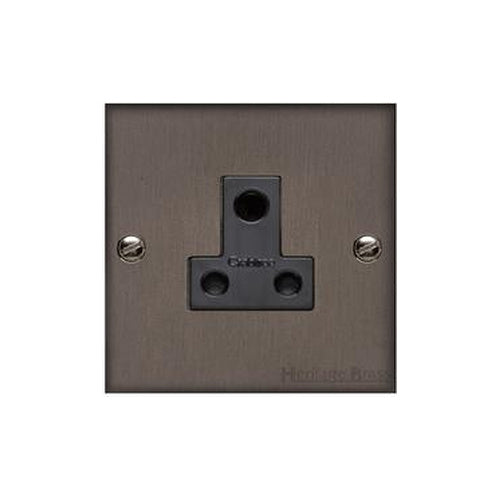 Richmond Elite Range Matt Bronze Switches & Sockets, LP9 - 5 Amp 3 Round Pin Socket by Heritage Brass By M-Marcus
