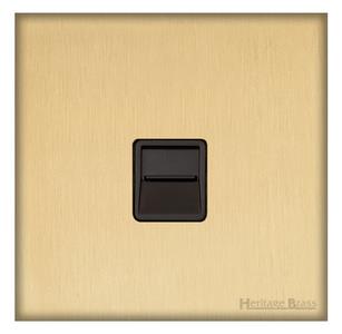 Windsor Range Matt Brass-1 Gang Master Line Socket