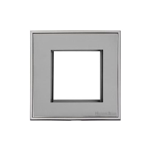 Executive Range-Polished Chrome-2 Module Euro Plate