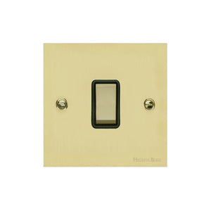 Richmond Elite Range Satin Brass Switches & Sockets, LP44 - 1 Gang Rocker Switch by Heritage Brass By M-Marcus