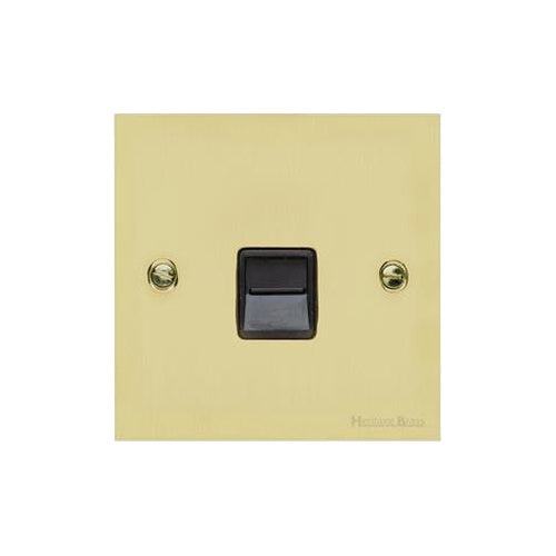Richmond Elite Range Satin Brass Switches & Sockets, LP44 - 1 Gang Secondary Line Socket by Heritage Brass By M-Marcus