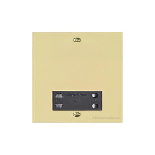 Richmond Elite Range Satin Brass Switches & Sockets, LP44 - Shaver Socket Output Voltage 110/240V by Heritage Brass By M-Marcus