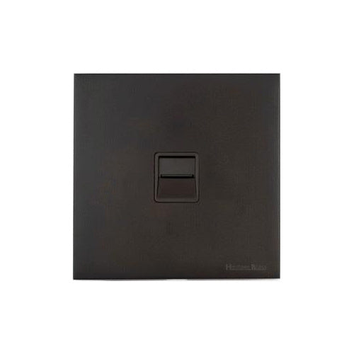 Windsor Range Dark Antique Bronze Switches & Sockets WN95 - 1 Gang Secondary Line Socket by Heritage Brass By M-Marcus
