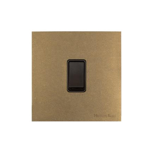 Windsor Range Aged Brass Switches & Sockets, WN50 - 20A Double Pole Switch by Heritage Brass By M-Marcus