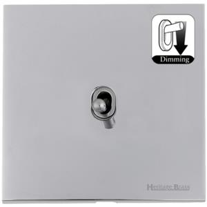 Winchester Range Polished Chrome Switches & Sockets, W02 - 1 Gang Dimming Stockholm Toggle by Heritage Brass By M-Marcus