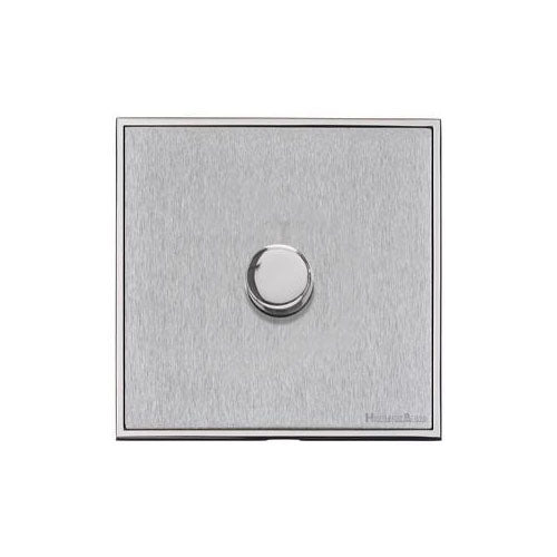 Executive Range-Satin Chrome-1 Gang Dimmer (250 watts)