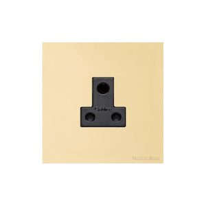 Windsor Range Polished Brass Switches & Sockets, WN1 - 5 Amp 3 Round Pin Socket by Heritage Brass By M-Marcus