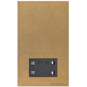 Windsor Range Aged Brass Switches & Sockets, WN50 - Shaver Socket Output Voltage 110/240V by Heritage Brass By M-Marcus