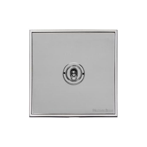 Executive Range-Polished Chrome-1 Gang Intermediate Dolly Switch (20 Amp)