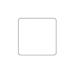 Primed White Flat Plate PW-Single Blank Plate by Heritage Brass By M-Marcus