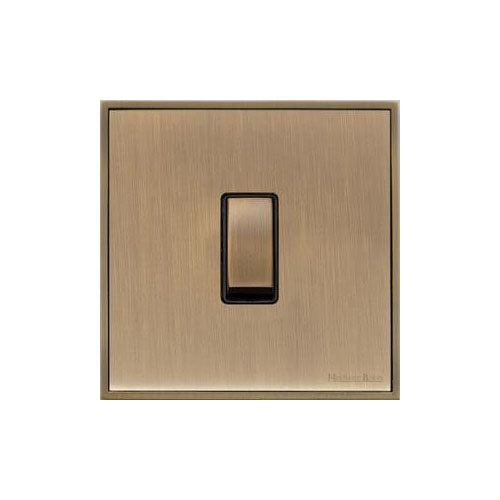 Executive Range-Antique Brass-1 Gang Intermediate Switch (10 Amp)