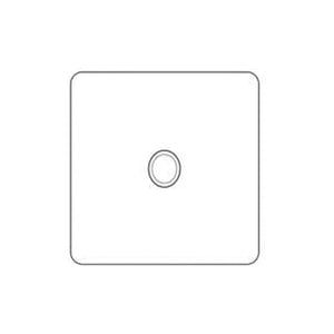 Windsor Range Matt White Switches & Sockets, WNW - 1 Gang Flex Outlet (20 Amp) by Heritage Brass By M-Marcus