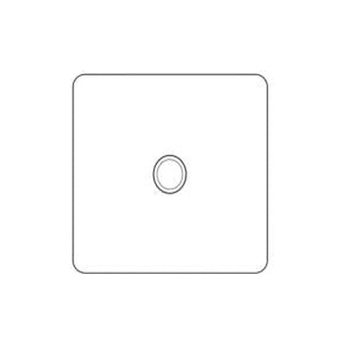Windsor Range Matt White Switches & Sockets, WNW - 1 Gang Flex Outlet (20 Amp) by Heritage Brass By M-Marcus