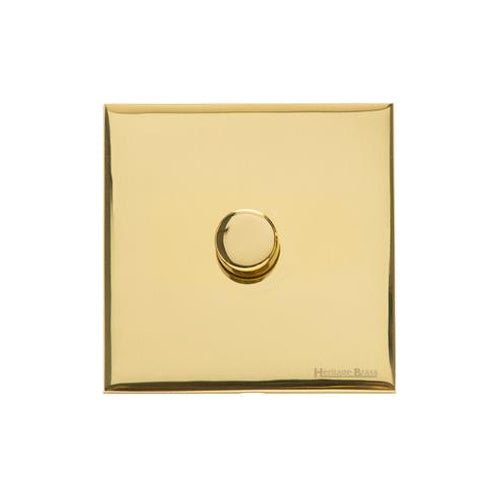 Windsor Range Polished Brass Switches & Sockets, WN1 - 1G Multi Location Primary Dimmer by Heritage Brass By M-Marcus