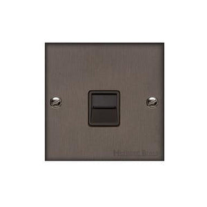 Richmond Elite Range Matt Bronze Switches & Sockets, LP9 - 1 Gang Master Line Socket by Heritage Brass By M-Marcus