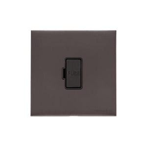 Windsor Range Matt Bronze Switches & Sockets, WN9 - Unswitched Spur (13 Amp) by Heritage Brass By M-Marcus