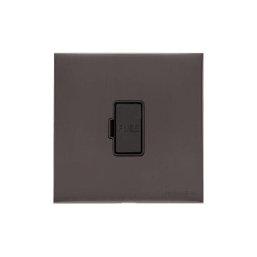 Windsor Range Matt Bronze Switches & Sockets, WN9 - Unswitched Spur (13 Amp) by Heritage Brass By M-Marcus