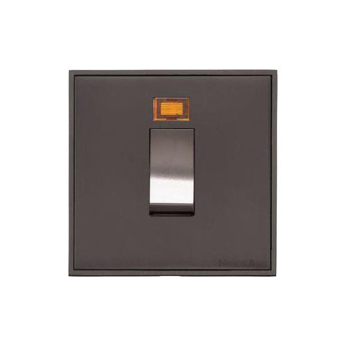 Executive Range-Matt Bronze-45A Switch with Neon (single plate)