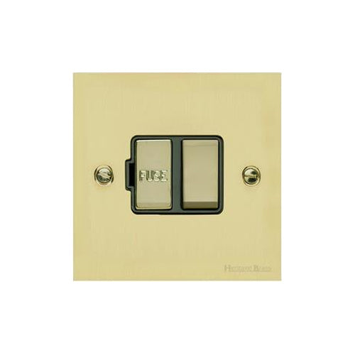 Richmond Elite Range Satin Brass Switches & Sockets, LP44 - Switched Spur (13 Amp) by Heritage Brass By M-Marcus