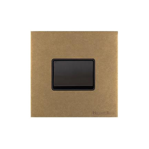 Windsor Range Aged Brass Switches & Sockets, WN50 - 6A Triple Pole Fan Isolator Switch by Heritage Brass By M-Marcus