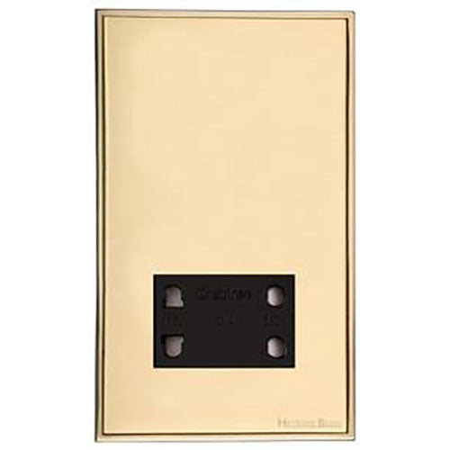 Executive Range-Satin Brass-Shaver Socket Output Voltage 110/240V