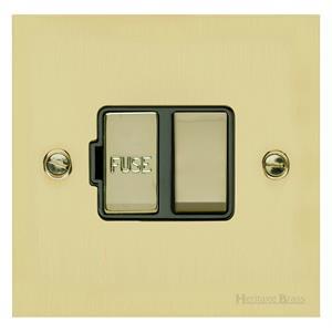 Richmond Elite Range Satin Brass Switches & Sockets, LP44 - Switched Spur (13 Amp) by Heritage Brass By M-Marcus