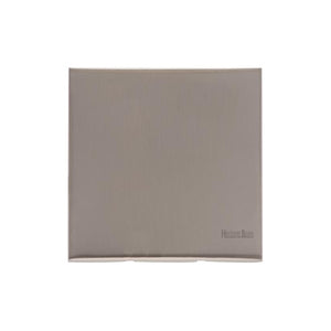 Windsor Range Satin Nickel Switches & Sockets, WN5 - Double Blank Plate by Heritage Brass By M-Marcus