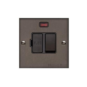 Richmond Elite Range Matt Bronze Switches & Sockets, LP9 - Switched Spur with Neon (13 Amp) by Heritage Brass By M-Marcus