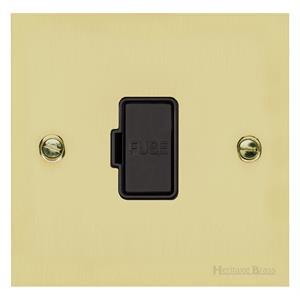 Richmond Elite Range Satin Brass Switches & Sockets, LP44 - Unswitched Spur (13 Amp) by Heritage Brass By M-Marcus