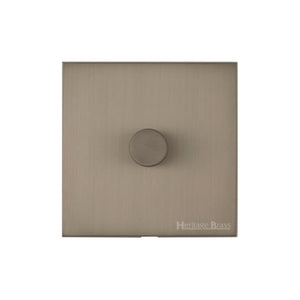 Windsor Range Aged Pewter Switches & Sockets, WAP - 1 Gang Dimmer 400 watts (Compatible with halogen/ incandescent bulbs) by Heritage Brass By M-Marcus