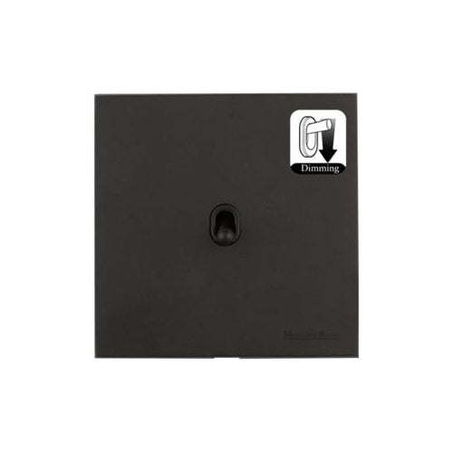 Windsor Range Matt Black Switches & Sockets, WBK - 1 Gang Dimming Stockholm Toggle by Heritage Brass By M-Marcus