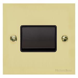 Richmond Elite Range Satin Brass Switches & Sockets, LP44 - 6A Triple Pole Fan Isolator Switch by Heritage Brass By M-Marcus