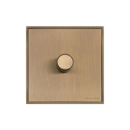 Executive Range-Antique Brass-1 Gang Trailing Edge Dimmer