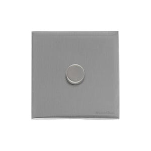 Windsor Range Satin Chrome Silk Switches & Sockets, WN35 - 1G Multi Location Secondary Dimmer by Heritage Brass By M-Marcus