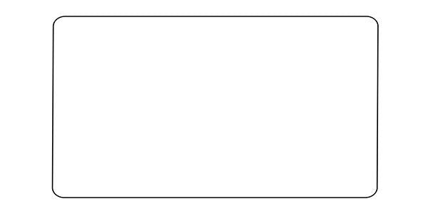 Executive Range-Matt White & Brass-Double Blank Plate