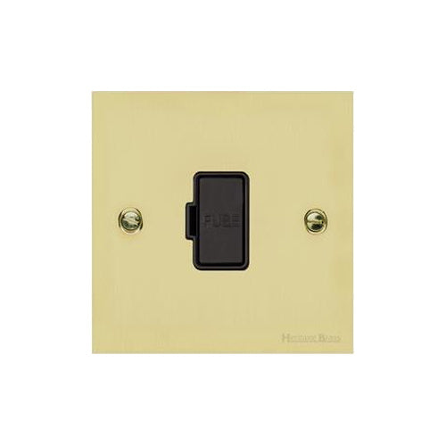 Richmond Elite Range Satin Brass Switches & Sockets, LP44 - Unswitched Spur (13 Amp) by Heritage Brass By M-Marcus