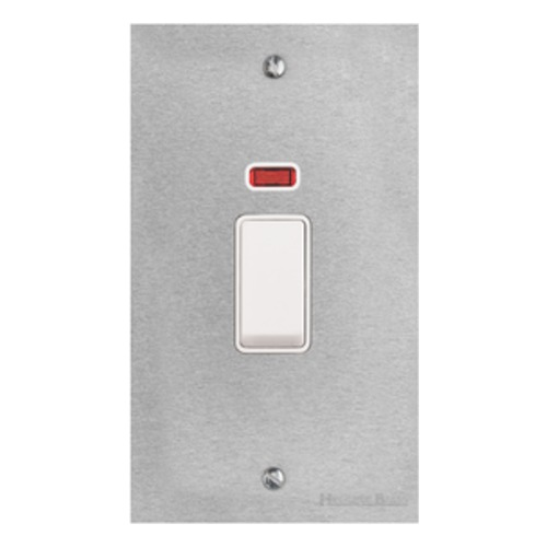 Richmond Elite Range Satin Chrome, LP3 - 45A DP Cooker Switch with Neon (tall plate)