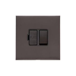 Windsor Range Matt Bronze Switches & Sockets, WN9 - Switched Spur (13 Amp) by Heritage Brass By M-Marcus