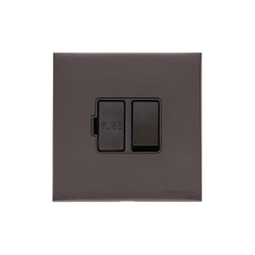 Windsor Range Matt Bronze Switches & Sockets, WN9 - Switched Spur (13 Amp) by Heritage Brass By M-Marcus