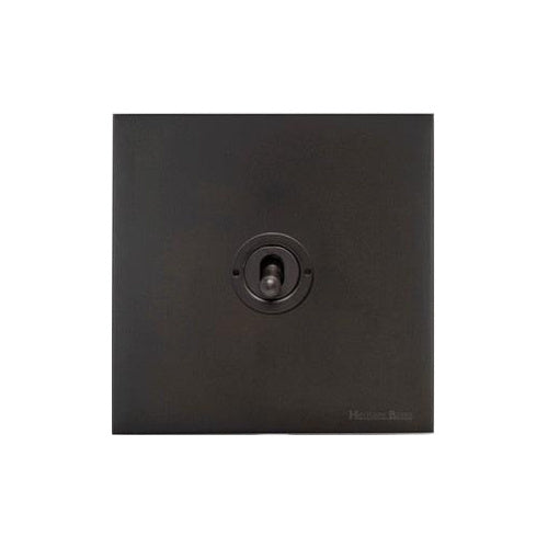 Windsor Range Dark Antique Bronze Switches & Sockets WN95 - 1 Gang Toggle Switch by Heritage Brass By M-Marcus