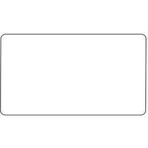 Primed White Flat Plate PW-Double Blank Plate by Heritage Brass By M-Marcus