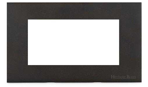 Windsor Range Dark Antique Bronze-4 Module Euro Plate