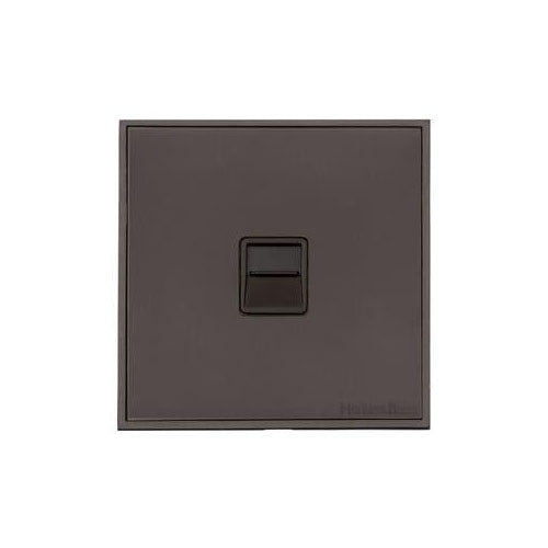 Executive Range-Matt Bronze-1 Gang Secondary Line Socket